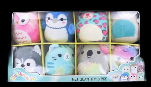 Squishmallow Animal 5" Mini Plush 8-Pack