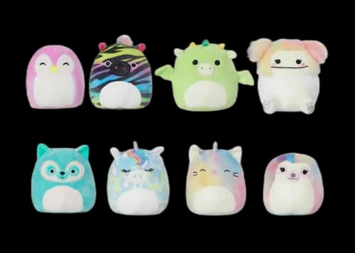 Squishmallow Fantasy and Wildlife #2 5" Mini Plush 8-Pack