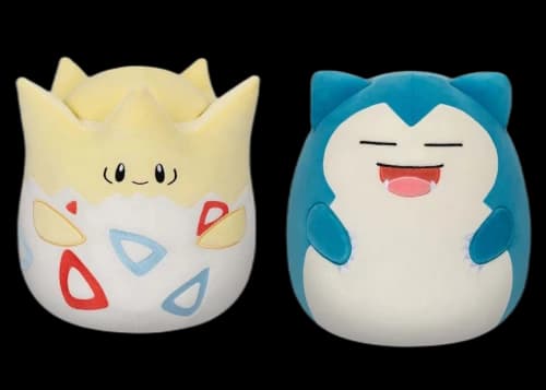 Squishmallow Pokemon Togepi and Snorlax 14" Plush Set