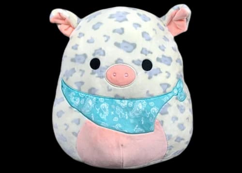 Squishmallow Rosie The Pig 8 Inch (With Bandana) Plush White/Turquoise
