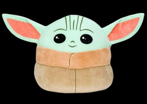 Squishmallow Star Wars The Mandalorian Baby Yoda The Child 10 Inch Plush Green/Brown