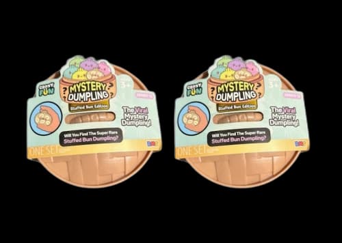 Squishy Bun Mystery "Dumpling" (Stuffed Bun Chase Version) Blind Box 2x Lot