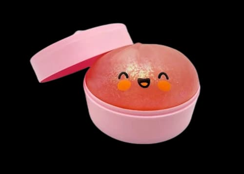 Squishy Bun Mystery Squishy "Dumpling" - Pink Glitter Bun Toy
