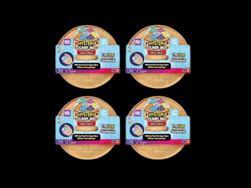 Squishy Bun The Original Mystery Dumpling Glitter Edition Blind Box 4x Lot