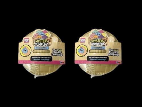 Squishy Bun The Original Mystery Dumpling-Seashell Edition Blind Box 2x Lot