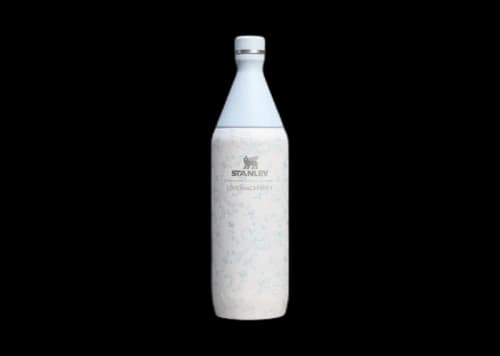 Stanley 1913 x LoveShackFancy Holiday All Day Slim 34oz Bottle Coquette Bow Winter Ice