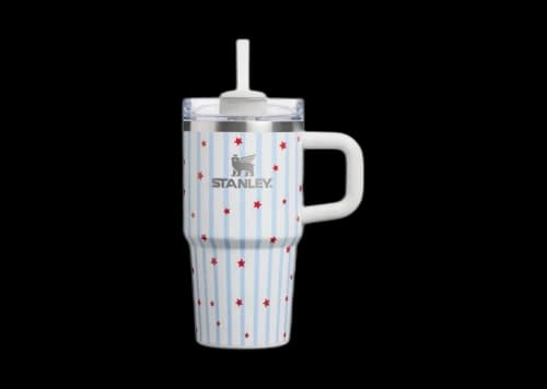 Stanley Flowstate Quencher 20oz Tumbler Blue Starry Stripes