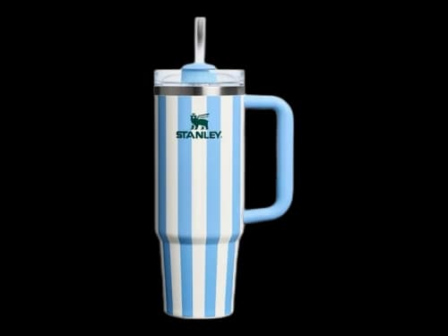 Stanley Flowstate Quencher 30oz Tumbler Cornflower Cabana Gloss