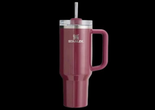 Stanley Flowstate Quencher 40oz Tumbler Cherry Mocha