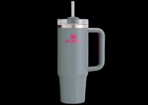 Stanley Heat Wave Exclusive Collection Flowstate Quencher 30oz Tumbler Grey Rock