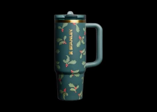 Stanley The Cheers & Cheer Quencher ProTour Flip Straw 30oz Tumbler Holiday Botanical