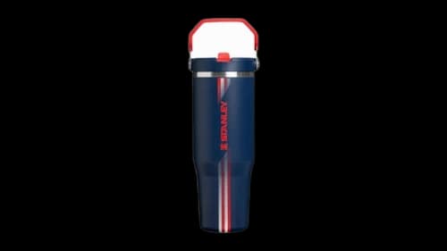Stanley The Country Collection IceFlow 30oz Tumbler Team Navy Red