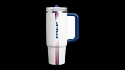 Stanley The Country Collection Quencher ProTour Flip Straw 30oz Tumbler Team White Dark Blue