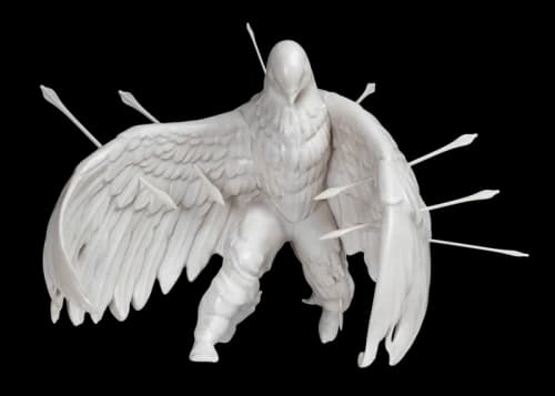 Staple x James Jean Mighty Jaxx Washizu (Bone) Figure