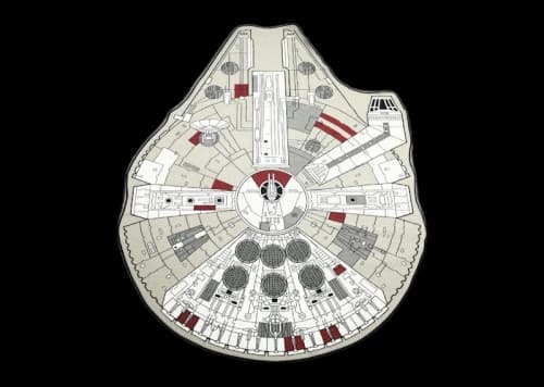 Star Wars Millennium Falcon Large Area Rug
