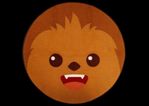 Star Wars Chewbacca Round Area Rug