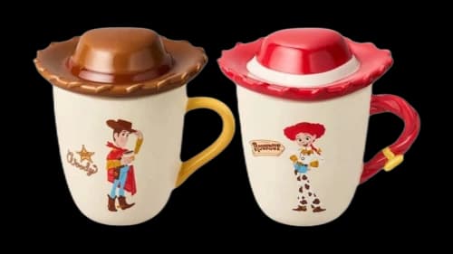 Starbucks x Toy Story 5 MD Woody & Jessie Mug Set Brown/Red