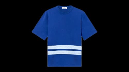 Stone Island 2100003 Combed Organic Cotton Marina Jersey T-shirt Bright Blue