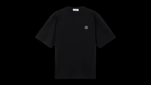 Stone Island 2100025 Combed Organic Cotton Jersey Black