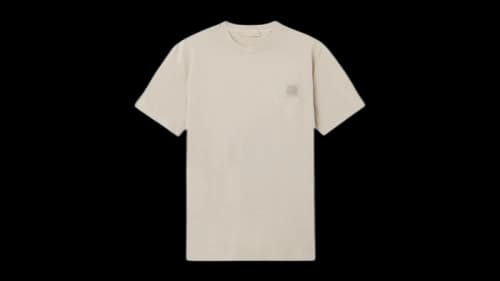 Stone Island 2100034 Cotton Crepe Ghost Jersey T-shirt Beige