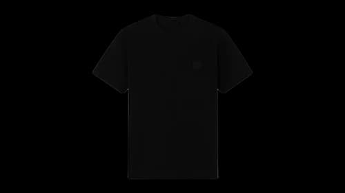 Stone Island 2100034 Cotton Crepe Ghost Jersey T-shirt Black