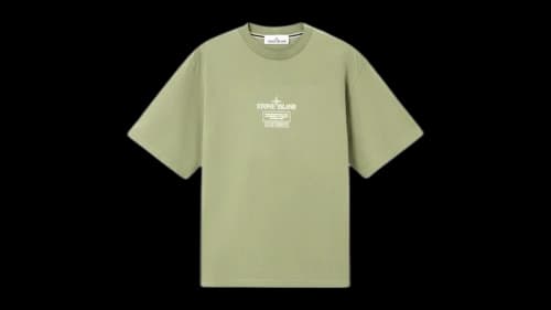 Stone Island 2100037 Combed Organic Cotton Jersey T-shirt Sage Green