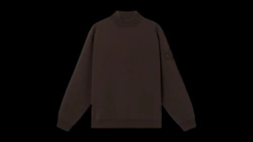 Stone Island 2200011 Cotton Crepe Ghost Sweater Dark Brown