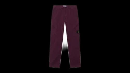 Stone Island 3100003 Supima Cotton Twill Stretch-TC Pant Amaranth