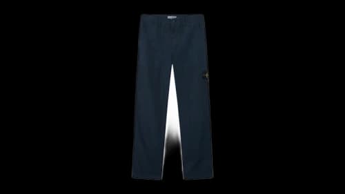 Stone Island 3100005 Canvas Weave Cotton Organic Cotton Pant Navy Blue