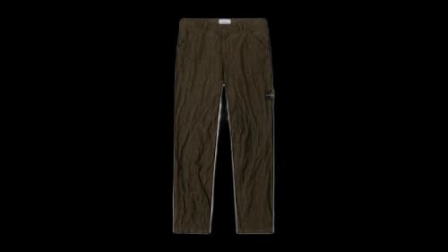 Stone Island 3100026 Wrinkled Corduroy 500-TC Pant Military Green