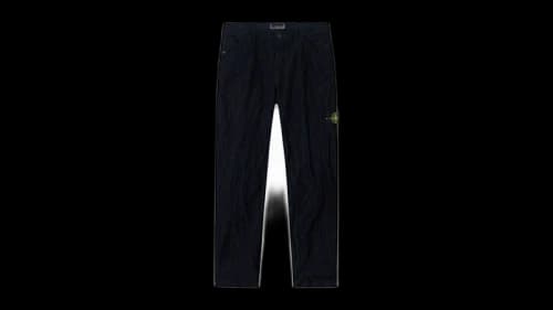 Stone Island 3100026 Wrinkled Corduroy 500-TC Pant Navy Blue