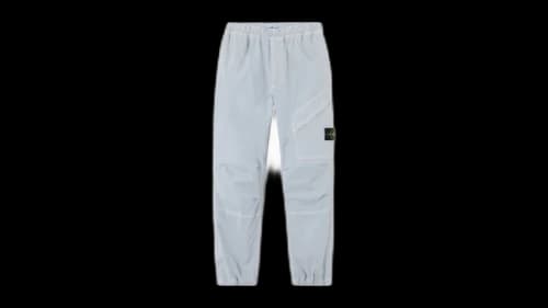Stone Island 3100036 Stretch Organic Broken Twill Cotton Old Effect Pant Sky Blue