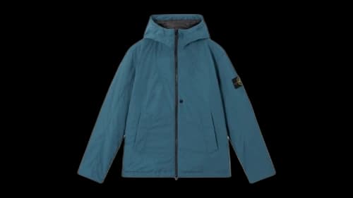 Stone Island 4100047 Micro Twill Jacket Dark Teal Green