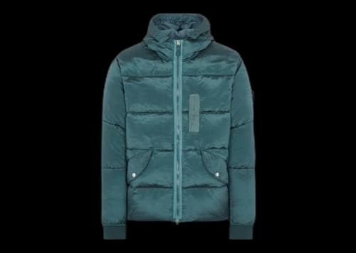 Stone Island 43619 Nylon Metal In ECONYL Regenerated Nylon Down Jacket Dark Teal Green