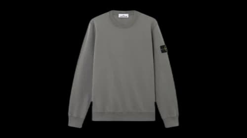 Stone Island Felpa Crewneck Cement