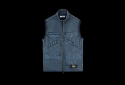 Stone Island Felpa Diagonale Gommata Garment Dyed Aviation Blue (SS22)
