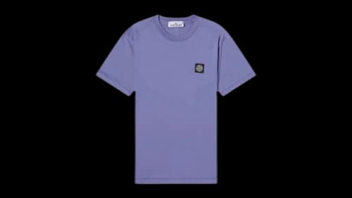Stone Island S/S Compass Logo T-Shirt Lavender