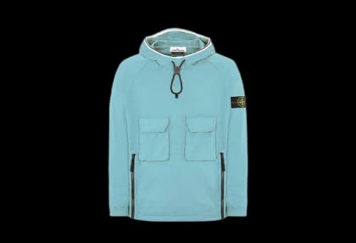 Stone Island Supima Cotton Twill Stretch-TC Aqua (SS22)