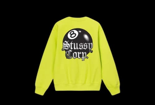 Stussy 8 Ball Corp Crew Keylime (SS23)