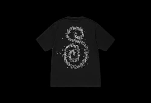 Stussy Ants Pigment Dyed Tee Black (FW22)