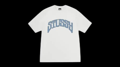 Stussy Arched Pigment Dyed Tee Natural