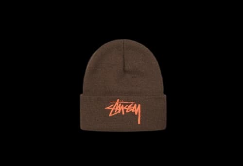 Stussy Big Stock Cuff Beanie Brown (FW22)