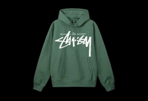 Stussy Big Stock Hoodie Green (FW22)