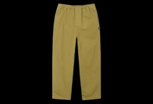 Stussy Brushed Beach Pant Bright Olive (FW22)