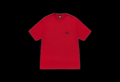 Stussy Bulldog Ripper Tee Dark Red (FW22)