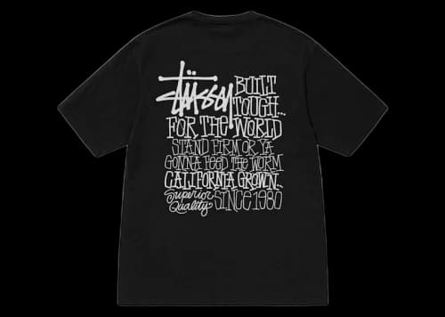 Stussy California Grown Pigment Dyed Tee Black