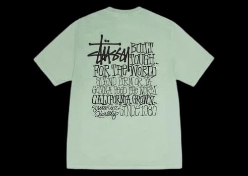 Stussy California Grown Pigment Dyed Tee Granite