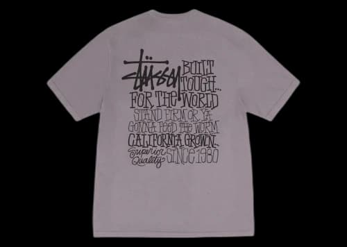 Stussy California Grown Pigment Dyed Tee Shark