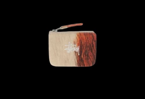 Stussy Canvas Coin Pouch Cowhide (SS23)