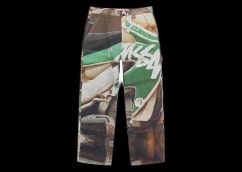 Stussy Canvas Work Pant Baja Print